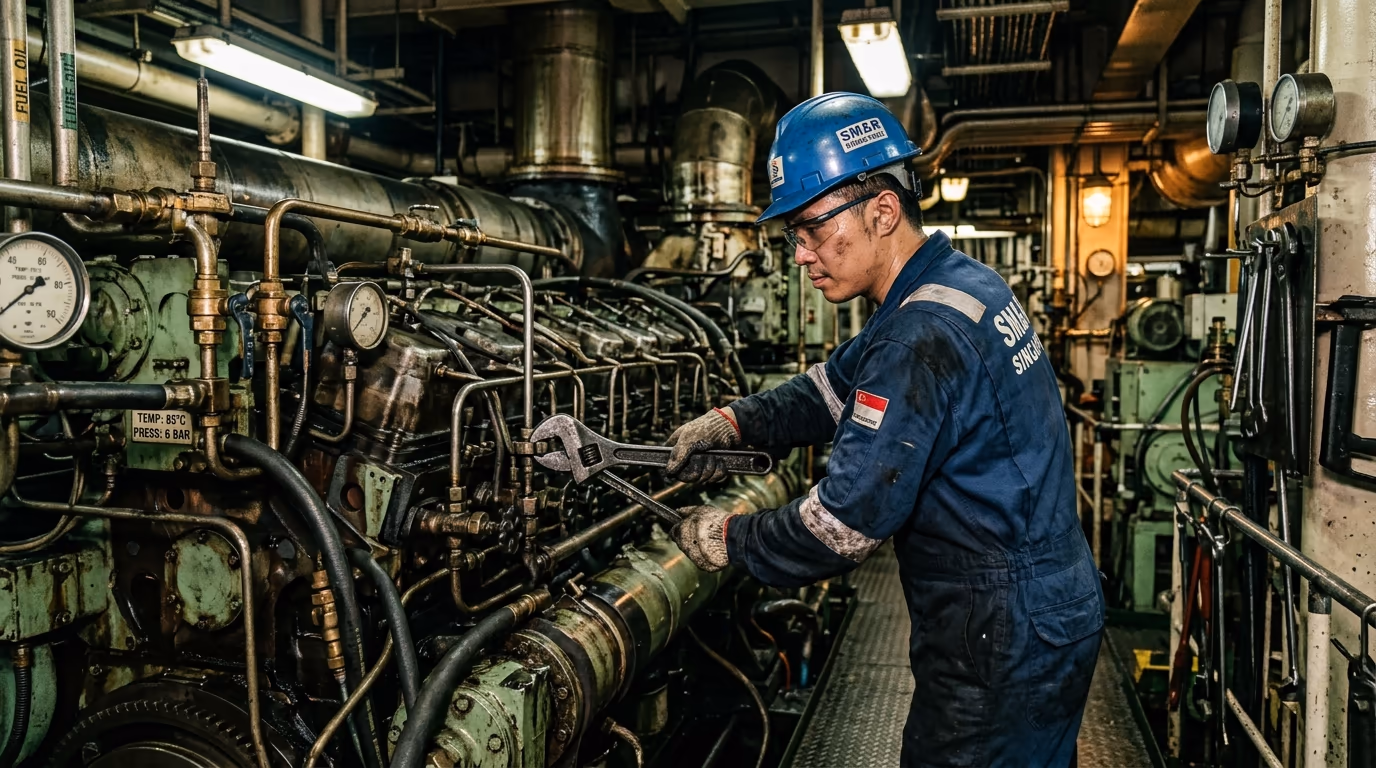 Engineer at work